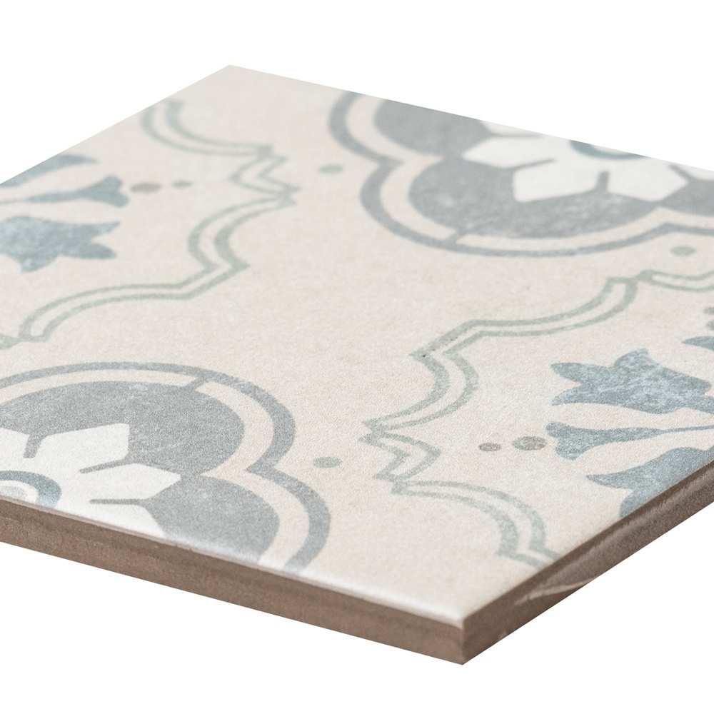 Oheka 6" x 6" Porcelain Patterned Wall & Floor Tile