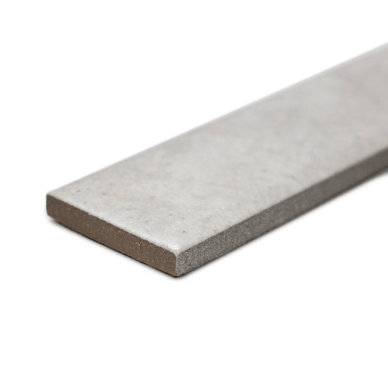 Lazio 2"x8" Grey Porcelain Glossy Tile