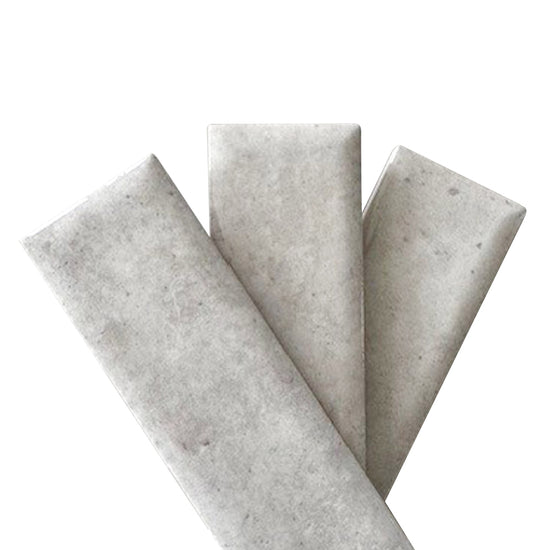 Lazio 2"x8" Grey Porcelain Glossy Tile