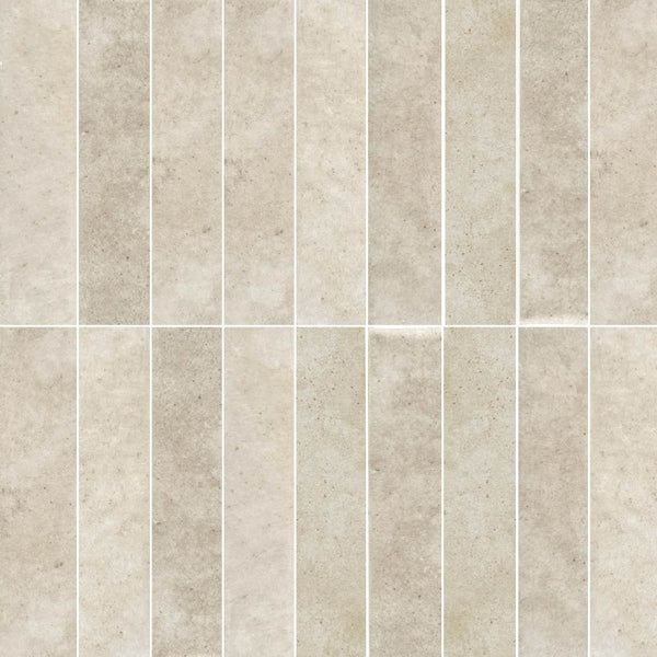 Lazio 2"x8" Sand Porcelain Glossy Tile
