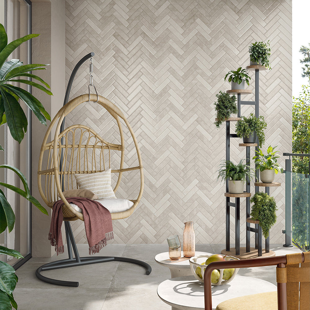 Lazio 2"x8" Snow Porcelain Glossy Tile