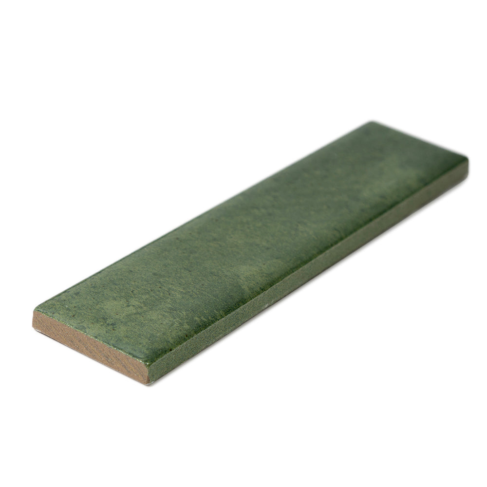 Lazio 2"x8" Verde Porcelain Glossy Tile