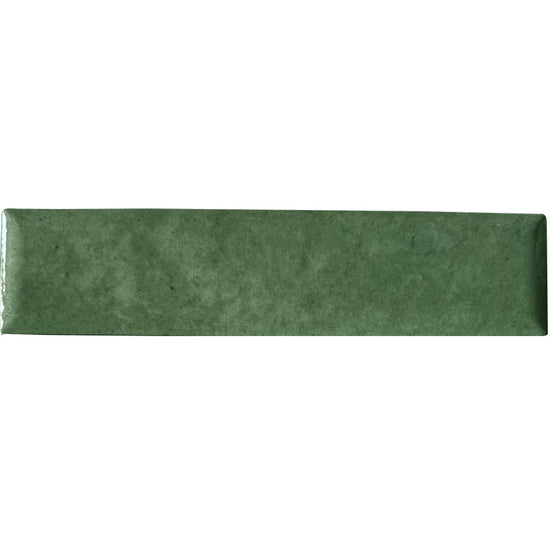 Lazio 2"x8" Verde Porcelain Glossy Tile