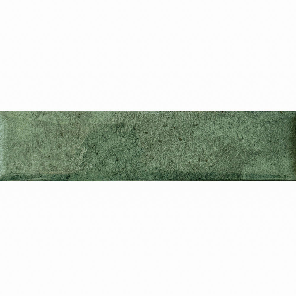 Lazio 2"x8" Verde Porcelain Glossy Tile