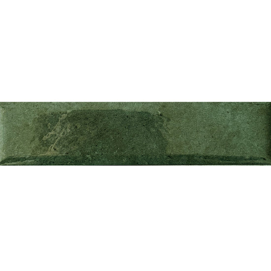 Lazio 2"x8" Verde Porcelain Glossy Tile