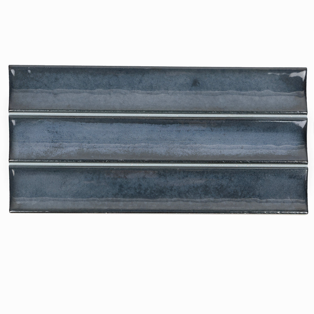 Sakura Fluted 4.5"x9" Porcelain Glossy Tile