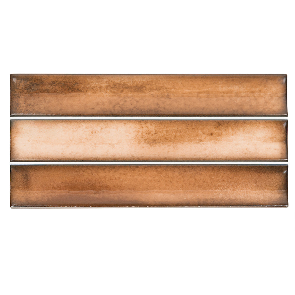 Sakura Fluted 4.5x9 Caramel 6.86sf/cs