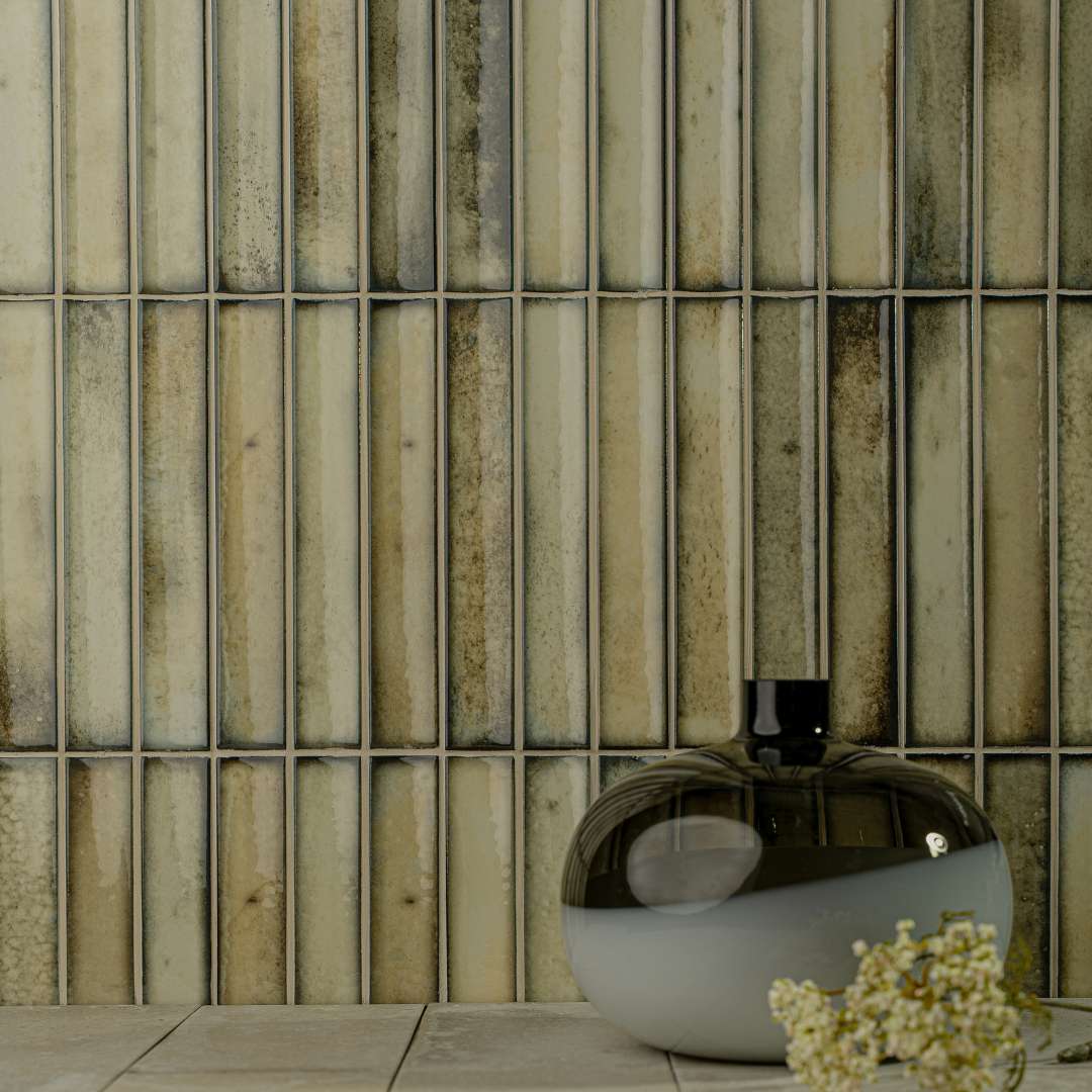 Sakura Fluted 4.5"x9" Porcelain Glossy Tile