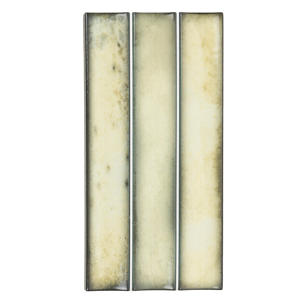 Sakura Fluted 4.5" x 9" Khaki Porcelain Glossy Tile