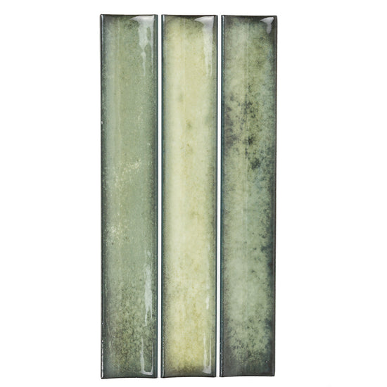 Sakura Fluted 4.5" x 9" Salvia Porcelain Glossy Tile