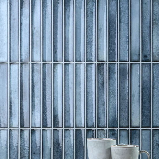 Sakura Fluted 4.5"x9" Porcelain Glossy Tile