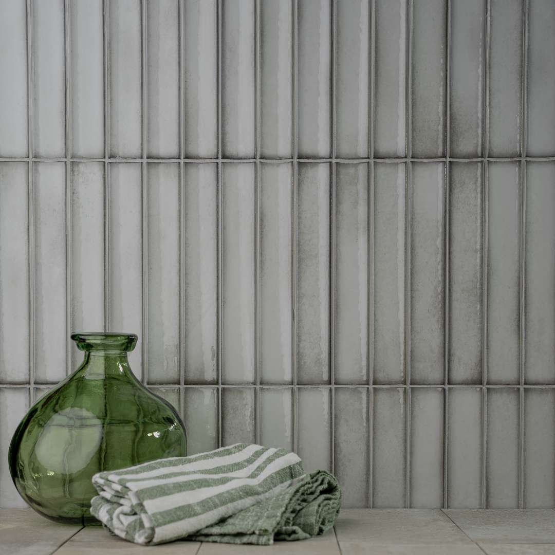 Sakura Fluted 4.5"x9" Porcelain Glossy Tile