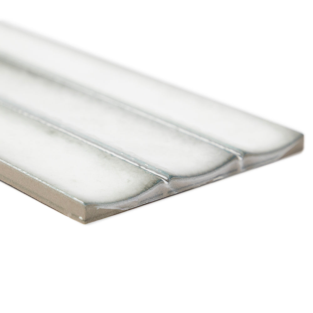 Sakura Fluted 4.5x9 Snow 6.86sf/cs