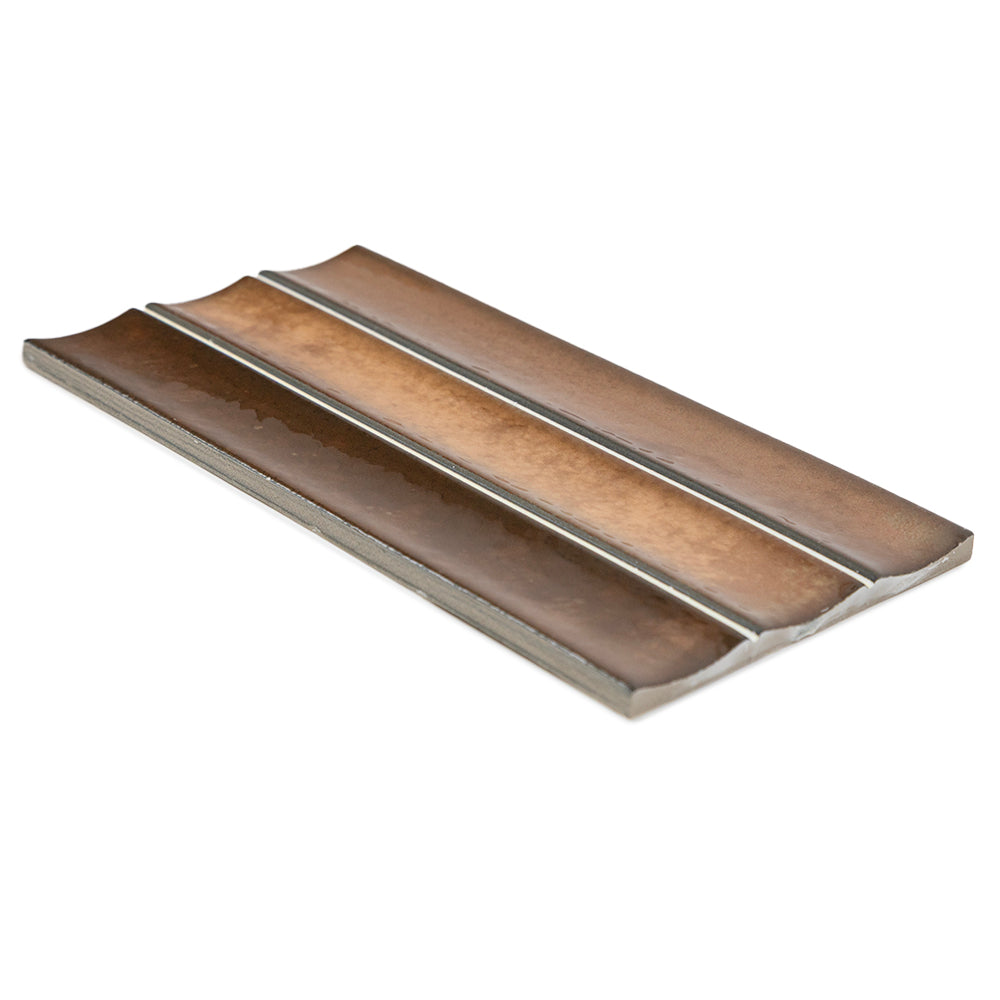 Sakura Fluted 4.5x9 Walnut 6.86sf/cs