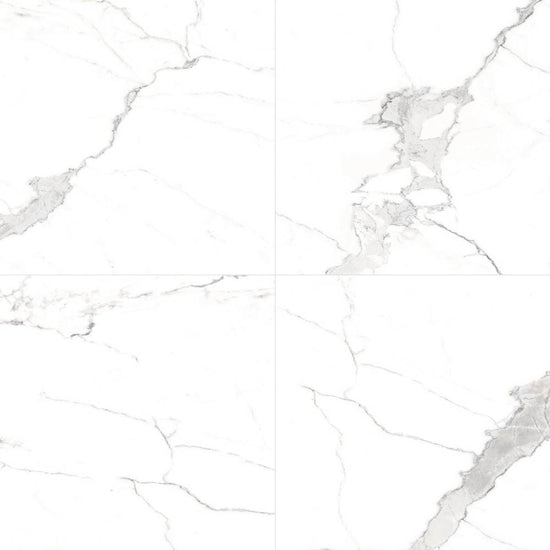 Windsor 12"x12" Calacatta Porcelain Matte Tile