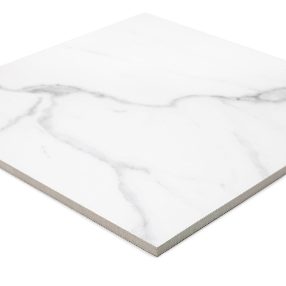 Windsor 12"x12" Calacatta Porcelain Matte Tile