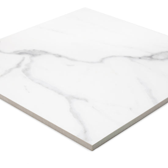 Windsor 12"x12" Calacatta Porcelain Matte Tile