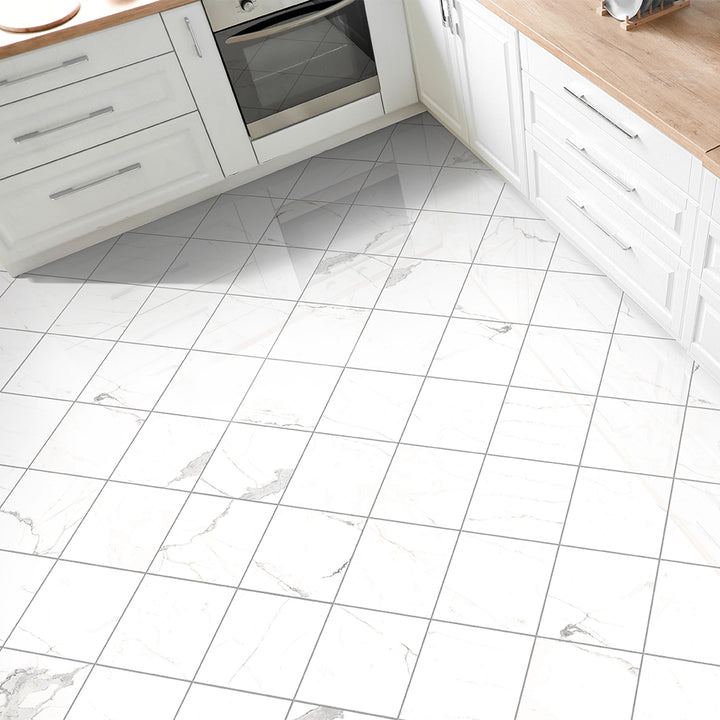 Windsor 12"x12" Calacatta Porcelain Matte Tile