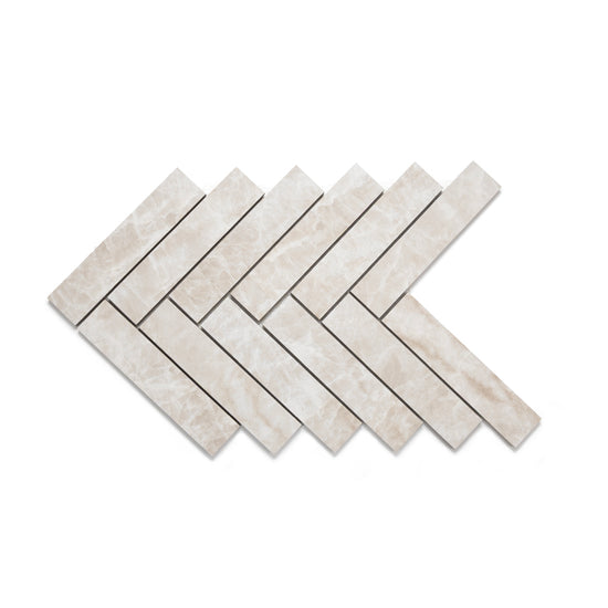 Galleria Taj Mahal 1"x6" Porcelain Matte Mosaic