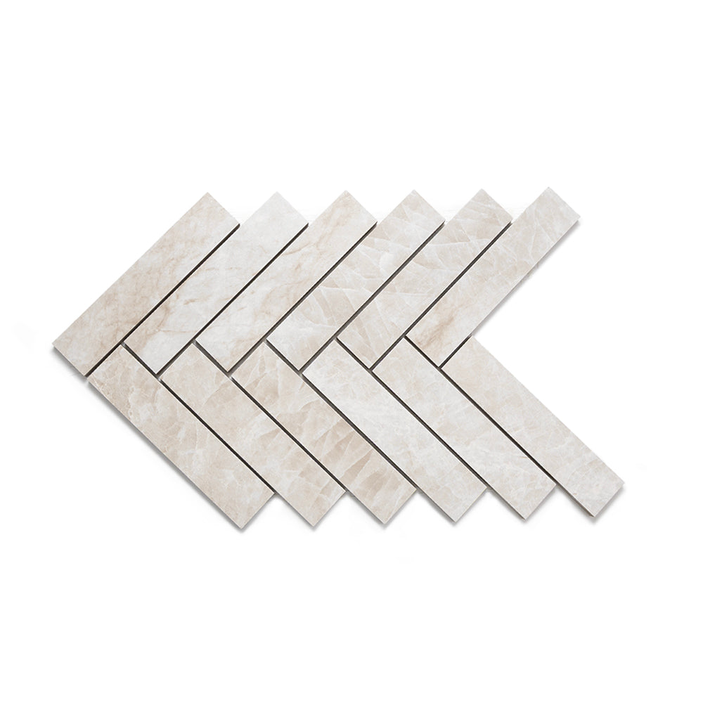 Galleria Taj Mahal 1"x6" Porcelain Matte Mosaic