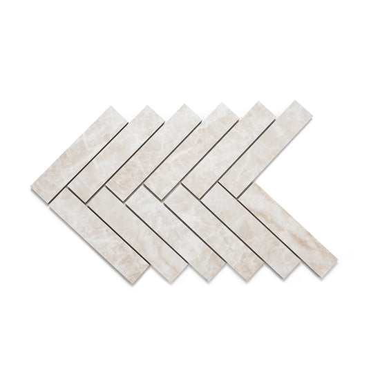 Galleria Taj Mahal 1"x6" Porcelain Matte Mosaic
