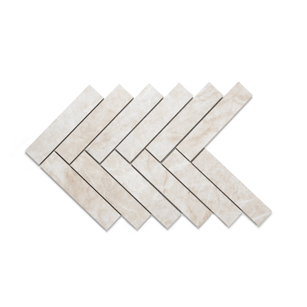 Galleria Taj Mahal 1"x6" Porcelain Matte Mosaic