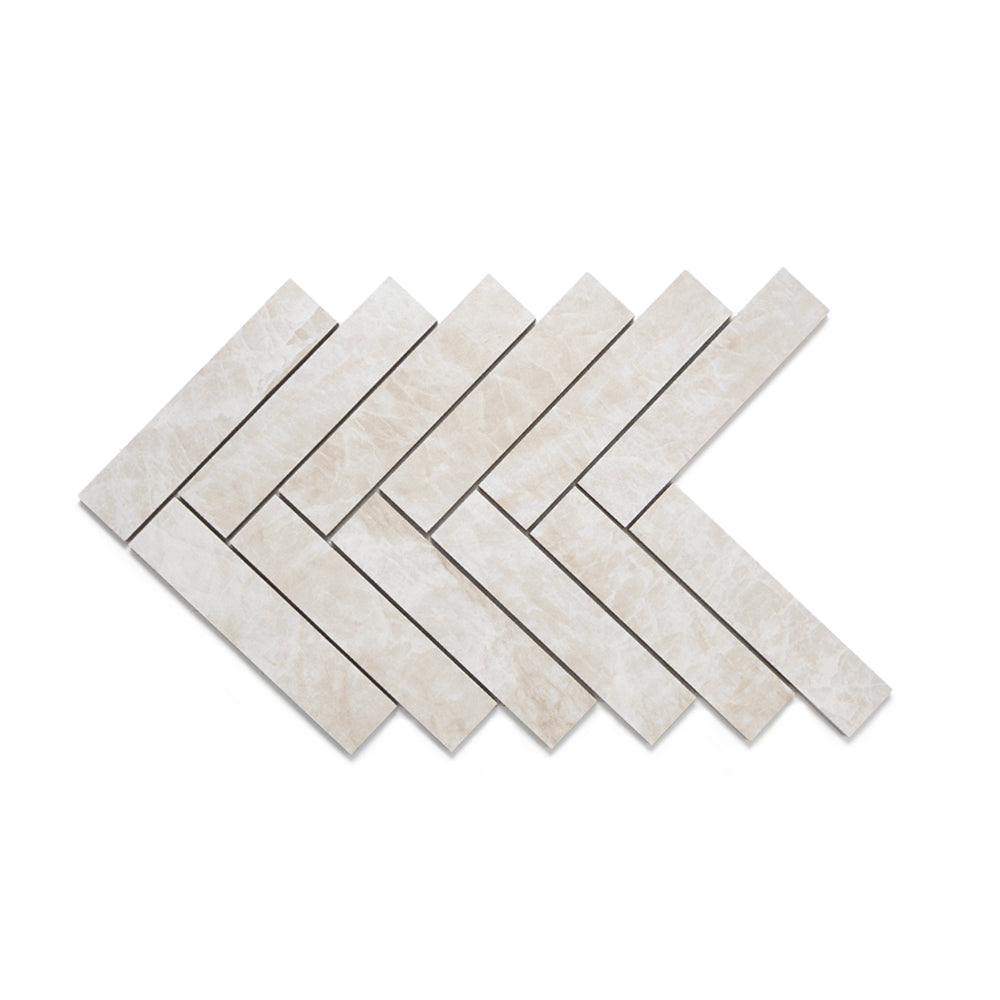 Galleria Taj Mahal 1"x6" Porcelain Matte Mosaic