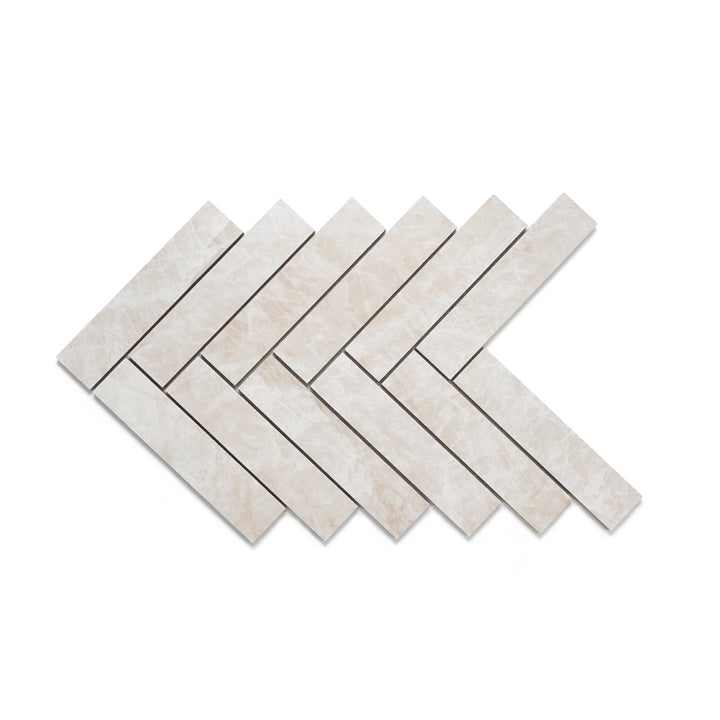 Galleria Taj Mahal 1"x6" Porcelain Matte Mosaic