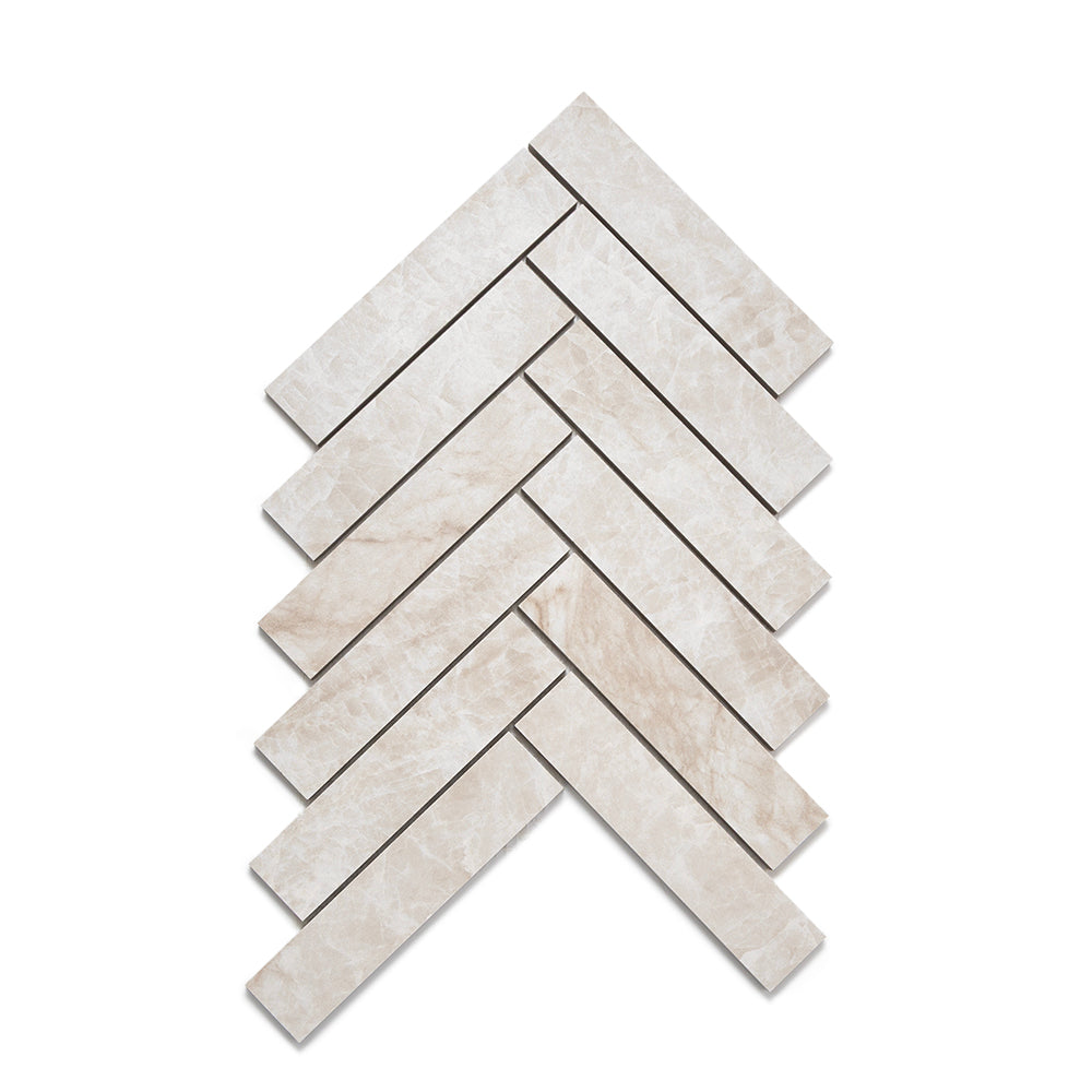 Galleria Taj Mahal 1"x6" Porcelain Matte Mosaic