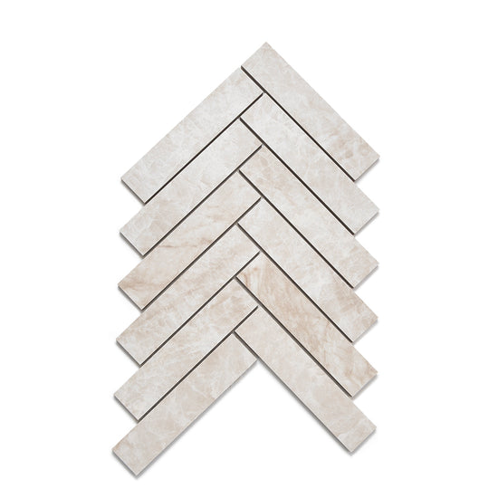 Galleria Taj Mahal 1"x6" Porcelain Matte Mosaic