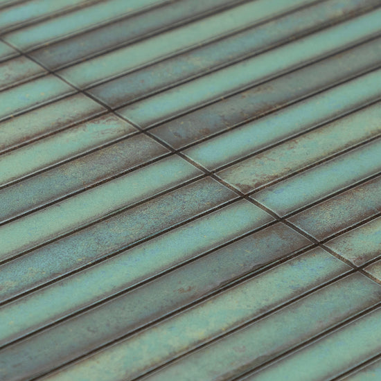 Castilla 14"x14" Emerald Ceramic Glossy Tile