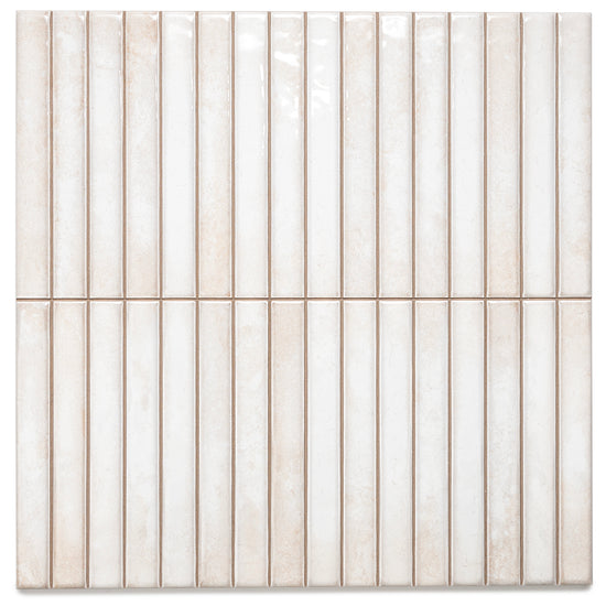 Castilla 14"x14" Pearl Ceramic Glossy Tile