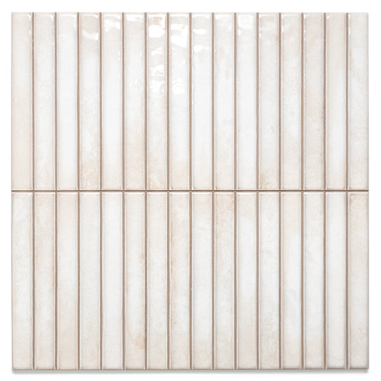 Castilla 14"x14" Pearl Ceramic Glossy Tile