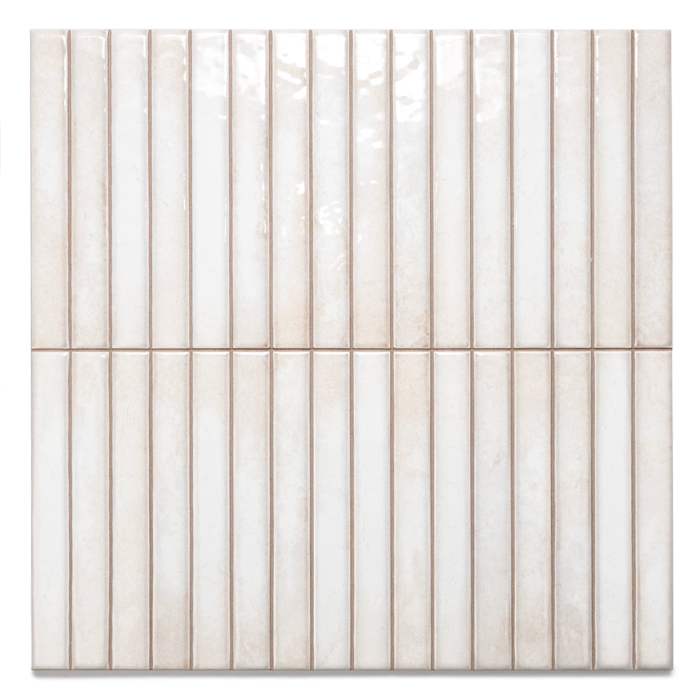 Castilla 14"x14" Pearl Ceramic Glossy Tile