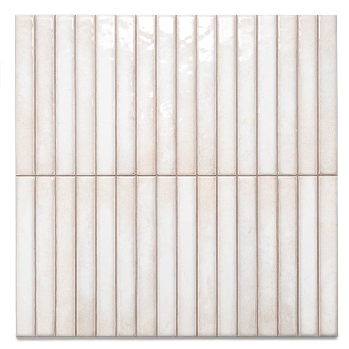 Castilla 14"x14" Pearl Ceramic Glossy Tile