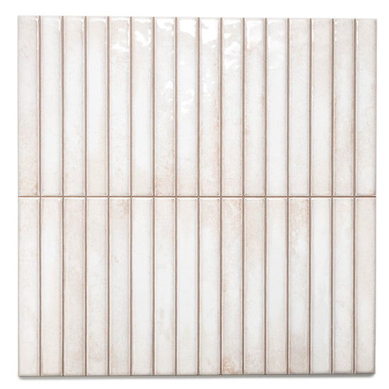 Castilla 14"x14" Pearl Ceramic Glossy Tile