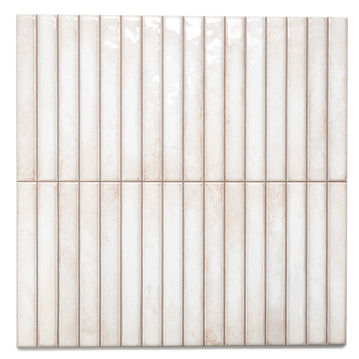 Castilla 14"x14" Pearl Ceramic Glossy Tile