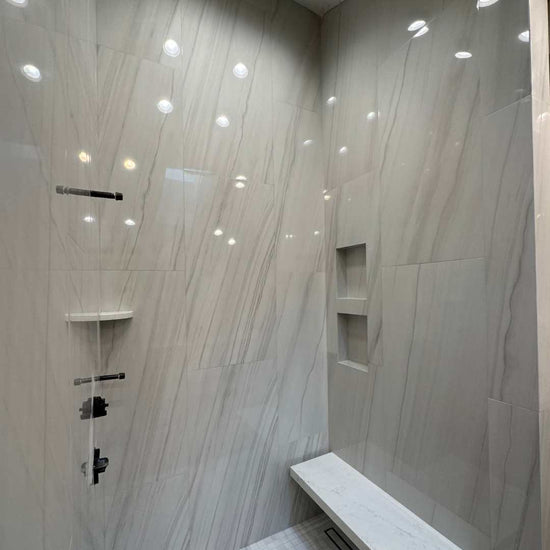 Kingsley 24" x 48" Blanco Porcelain Glossy Tile