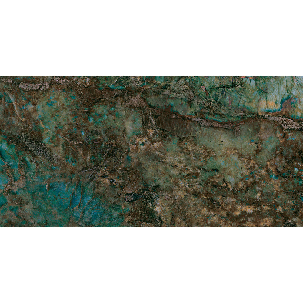 Riptide 24"x48" Verde Porcelain Polished Tile