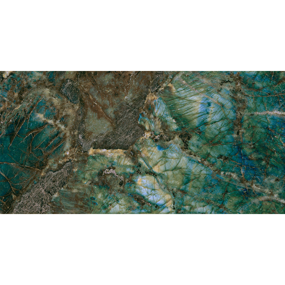 Riptide 24"x48" Verde Porcelain Polished Tile