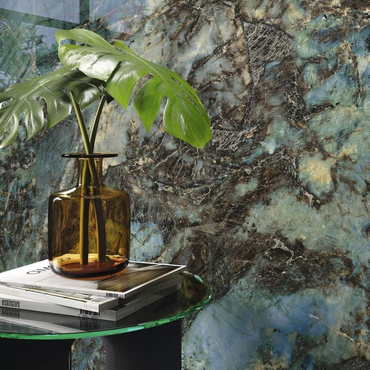 Riptide 24"x48" Verde Porcelain Polished Tile