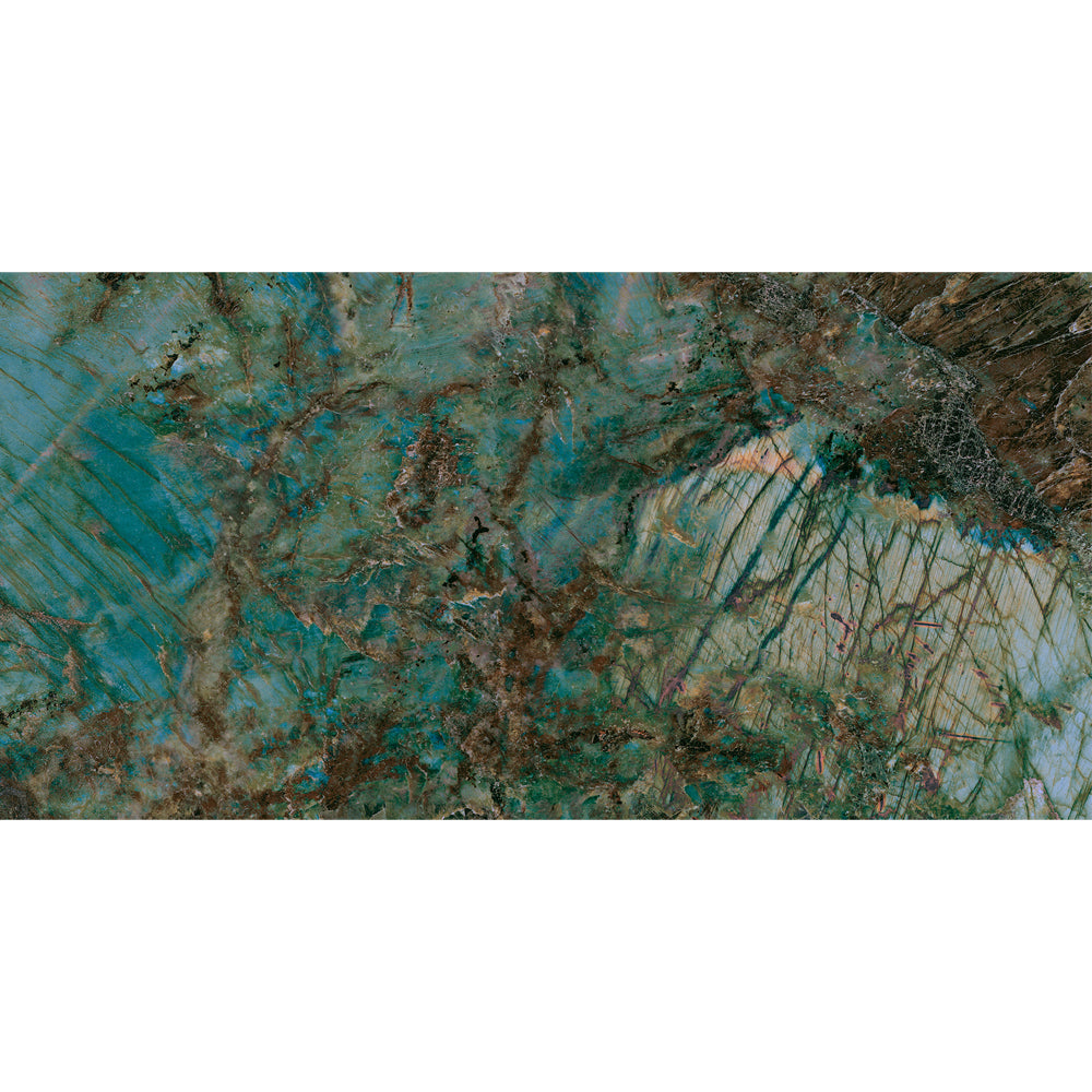 Riptide 24"x48" Verde Porcelain Polished Tile