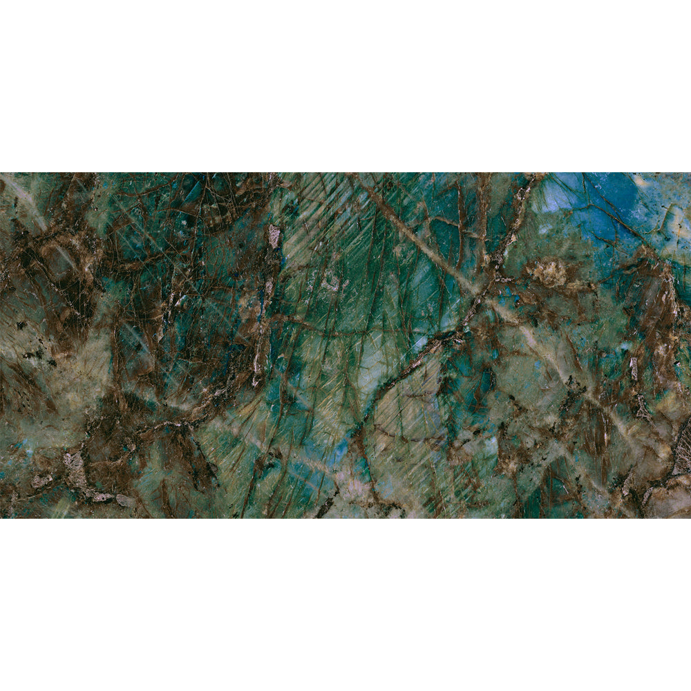 Riptide 24"x48" Verde Porcelain Polished Tile