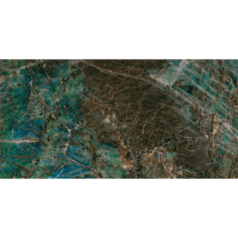 Riptide 24"x48" Verde Porcelain Polished Tile