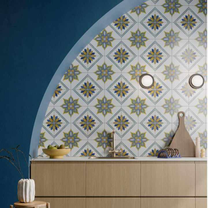Monastery 8" x 8" Sorrento Porcelain Matte Tile