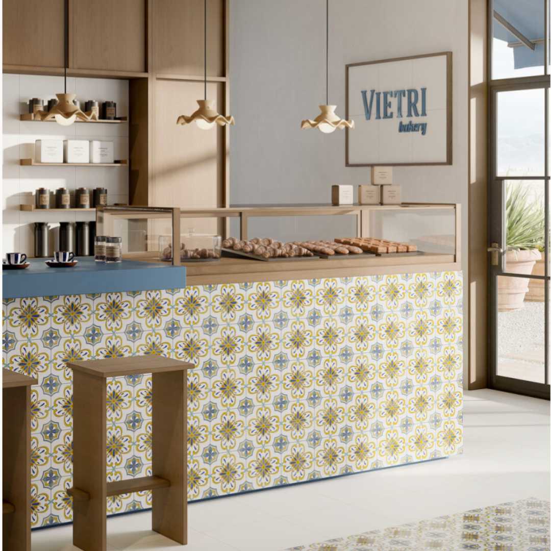 Monastery 8"x8" Vietri Porcelain Matte Tile