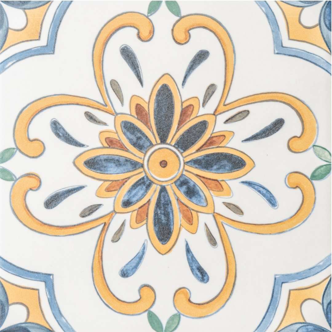 Monastery 8"x8" Vietri Porcelain Matte Tile