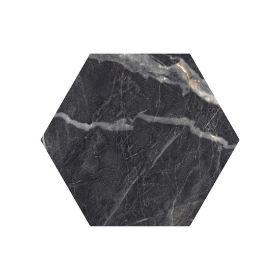 Oscuro 8" x 9" Gold Porcelain Matte Tile