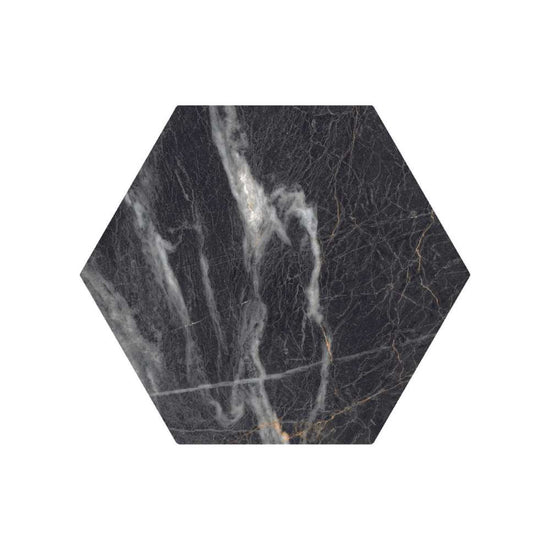 Oscuro 8" x 9" Gold Porcelain Matte Tile