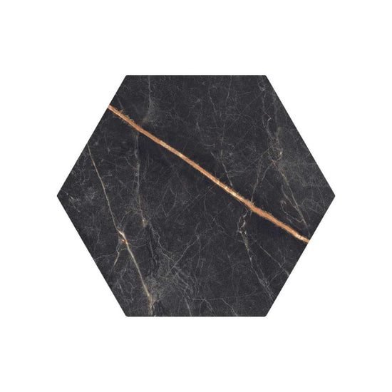 Oscuro 8" x 9" Gold Porcelain Matte Tile